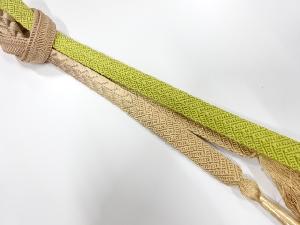 未使用品　正絹　手組帯締め